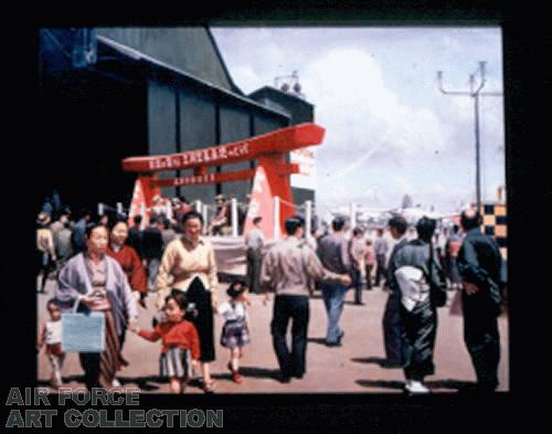 ARMED FORCES DAY AT TACHIKAWA, JAPAN - 1957